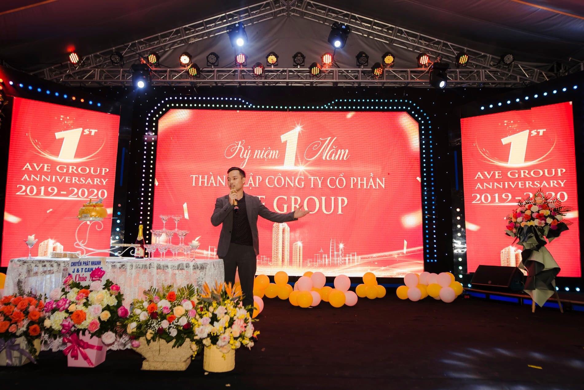 TGĐ Đặng Hữu Hùng chia sẻ tại buổi lễ mừng sinh nhật AVE Group